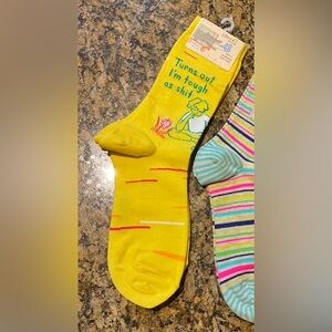 Turns Out I'm Tough As Shit W-Crew Socks